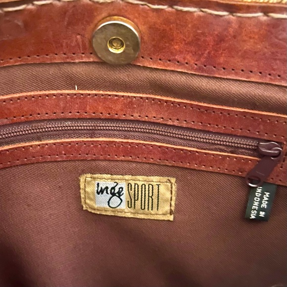 Vintage Inge Sport Rattan Woven Shoulder Bag - Picture 6 of 9